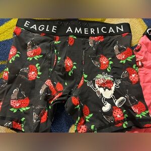 Xs American Eagle scratch, and sniff strawberry smell